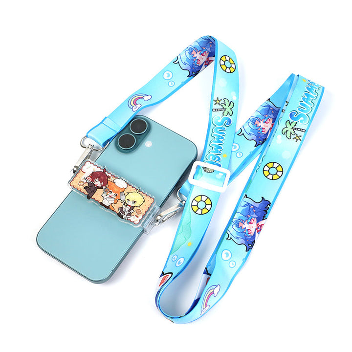 オリジナルアクリルスマホストラップホルダー