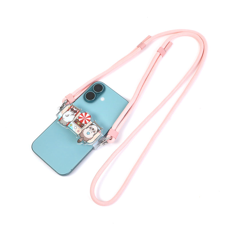 オリジナルアクリルスマホストラップホルダー