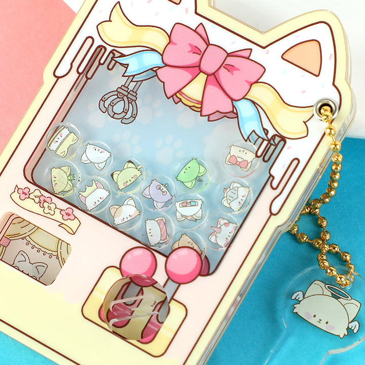 Custom Acrylic Magnetic Gashapon Machine Shaker Keychains - VOGRACE