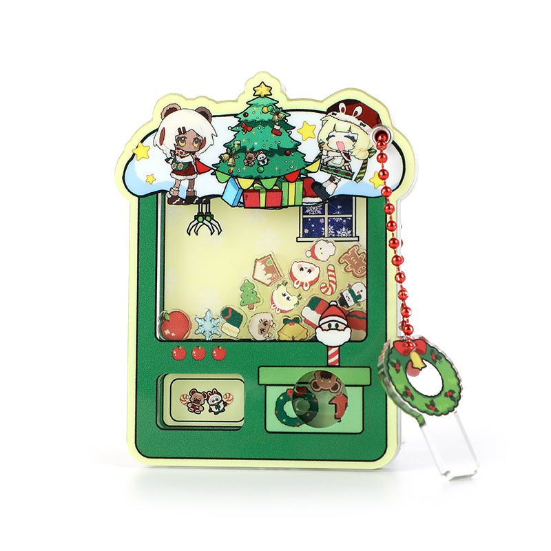 Custom Acrylic Magnetic Gashapon Machine Shaker Keychains - VOGRACE