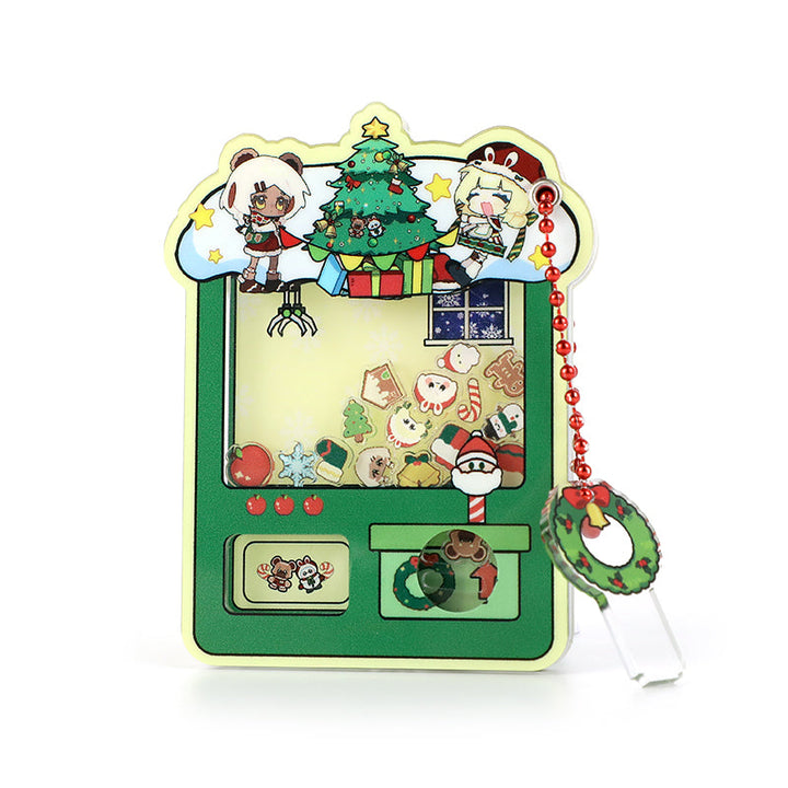 Custom Acrylic Magnetic Gashapon Machine Shaker Keychains - VOGRACE