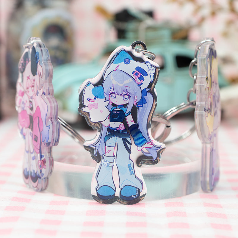 オリジナルミラーアクリルキーホルダー