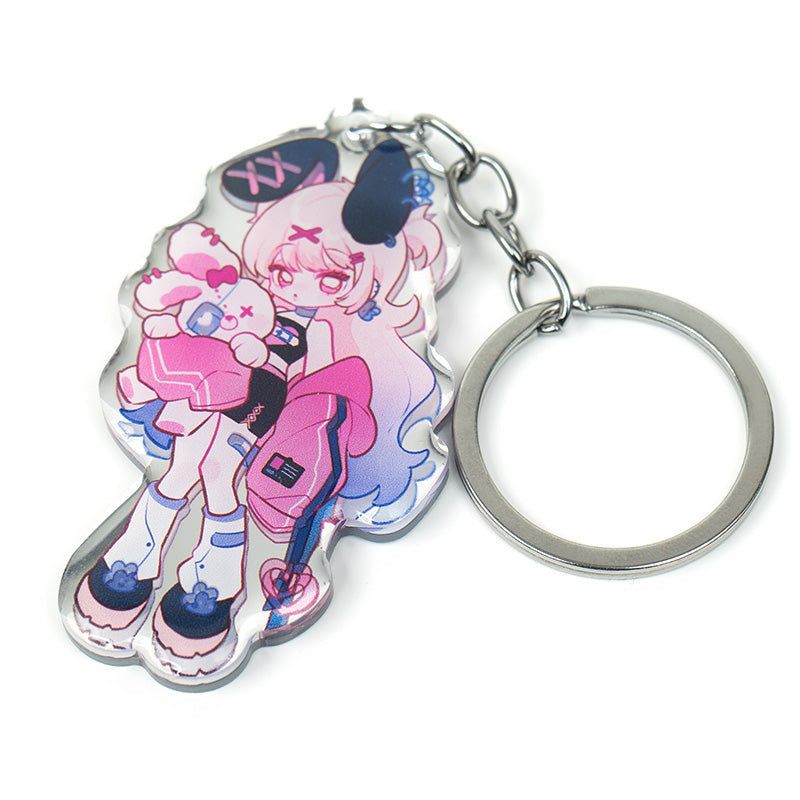 オリジナルミラーアクリルキーホルダー
