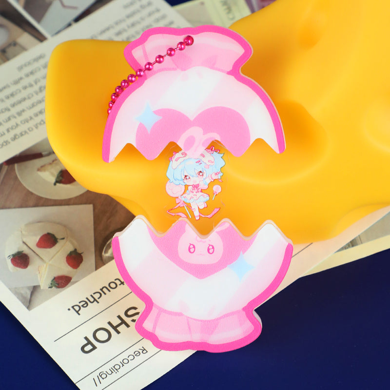 Custom Acrylic Openable Magnet Slide-Out Puzzle Charms - VOGRACE