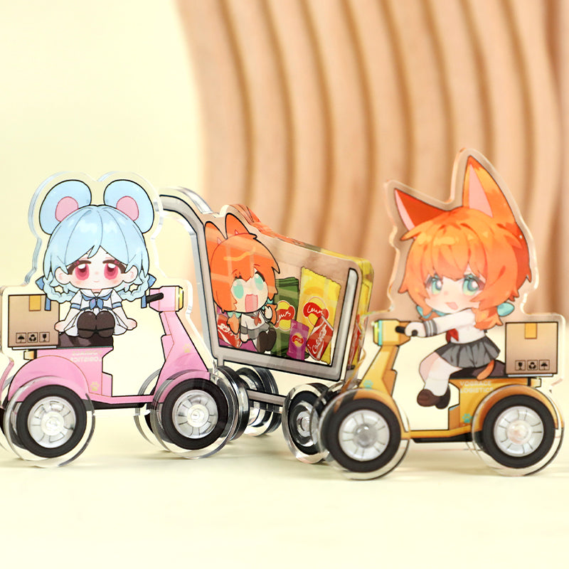 オリジナルアクリルミニ乗り物ミニカースタンド