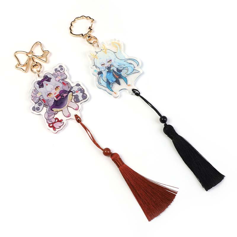 Custom Acrylic Tassel Keychains - VOGRACE