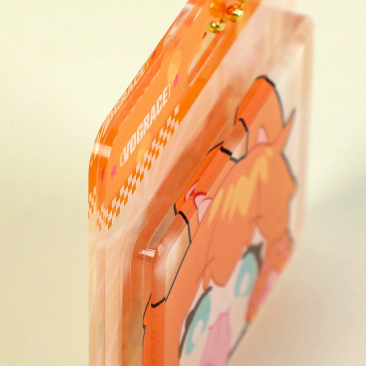 オリジナルパッケージ風多層アクリルキーホルダー