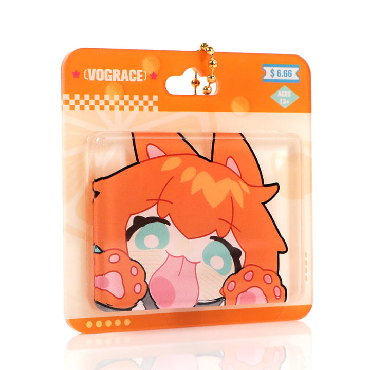 オリジナルパッケージ風多層アクリルキーホルダー