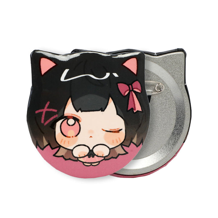 オリジナル動物型缶バッジ