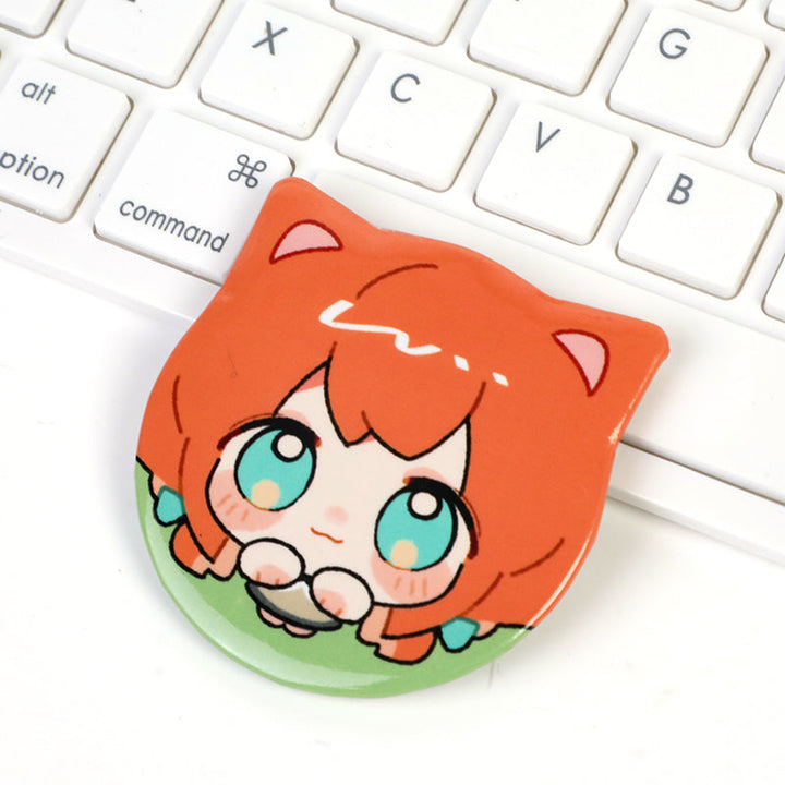 オリジナル動物型缶バッジ