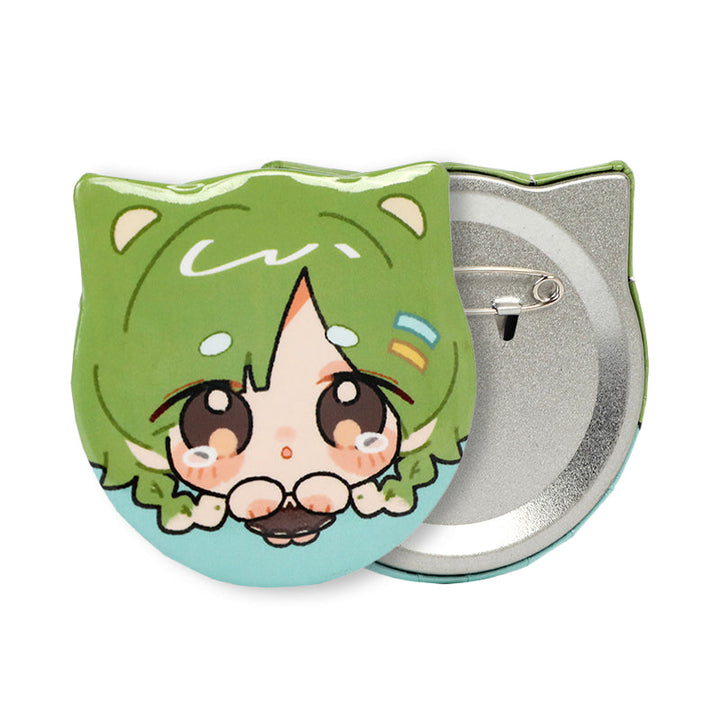 オリジナル動物型缶バッジ