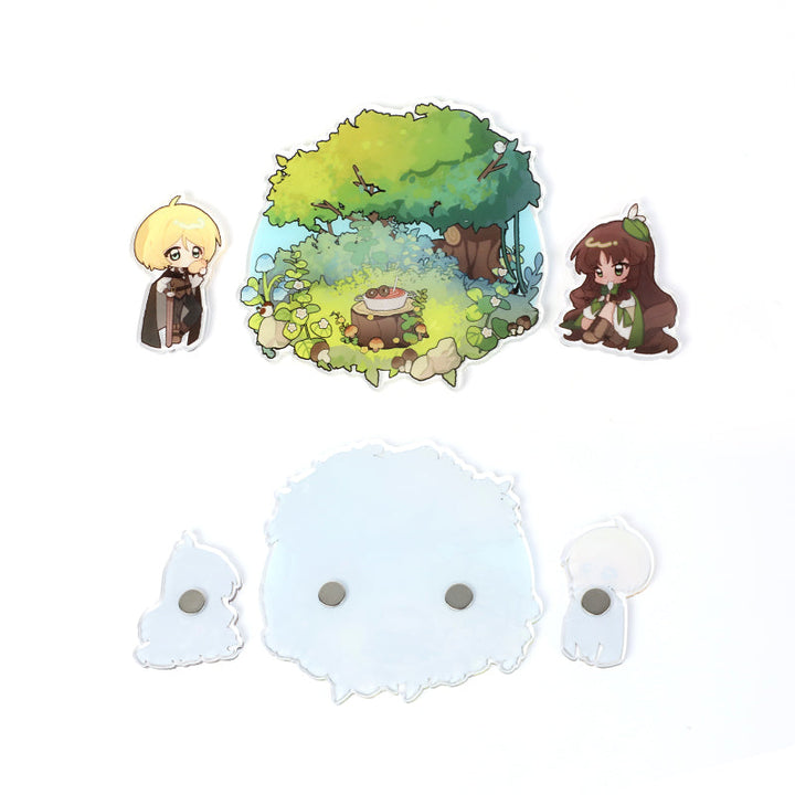 オリジナルクリアアクリルマグネット