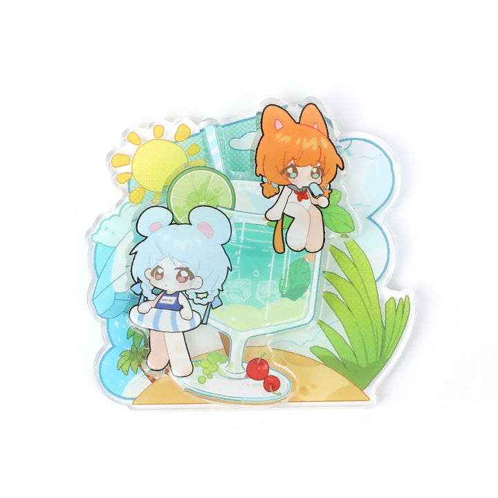 オリジナルクリアアクリルマグネット