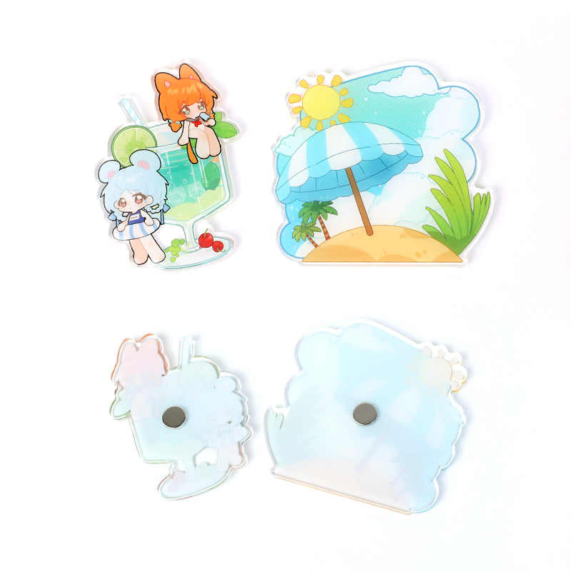 オリジナルクリアアクリルマグネット