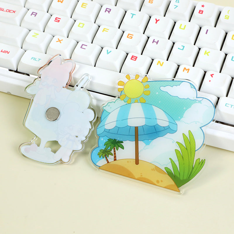 オリジナルクリアアクリルマグネット