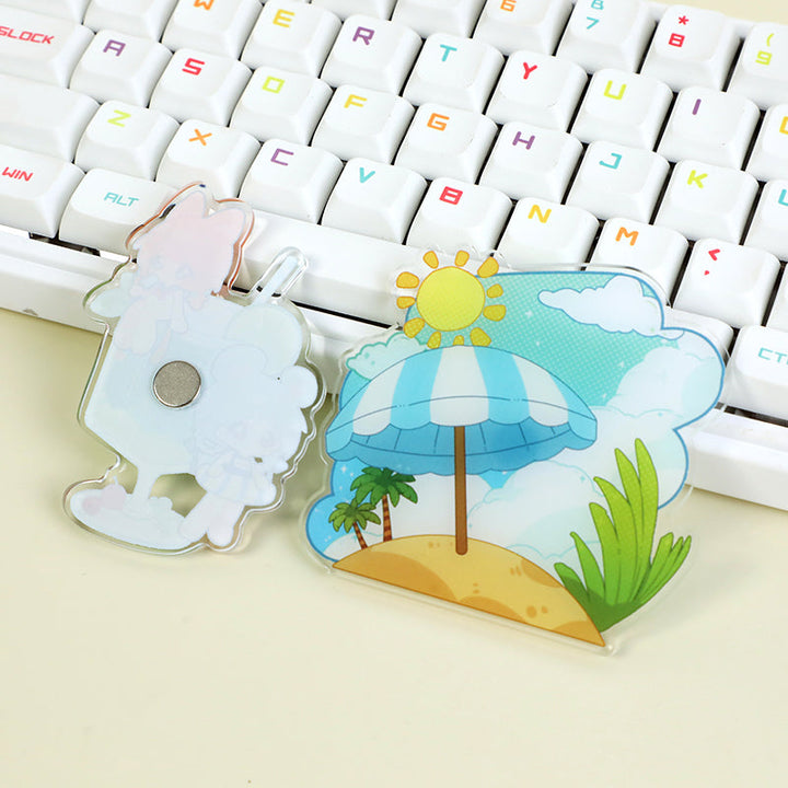 オリジナルクリアアクリルマグネット