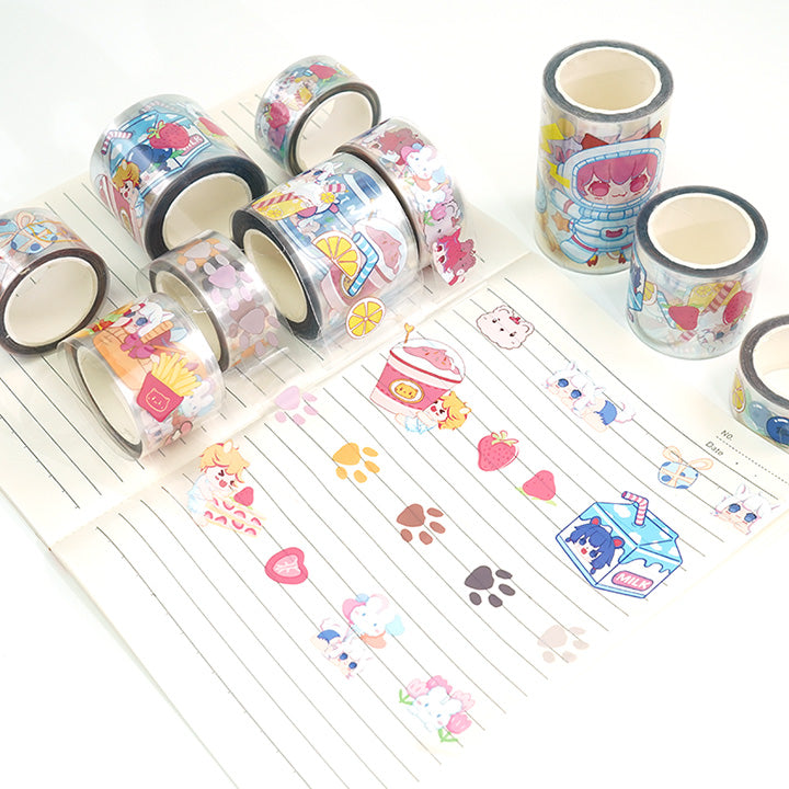 Custom Clear PET Transparent Washi Tape - VOGRACE