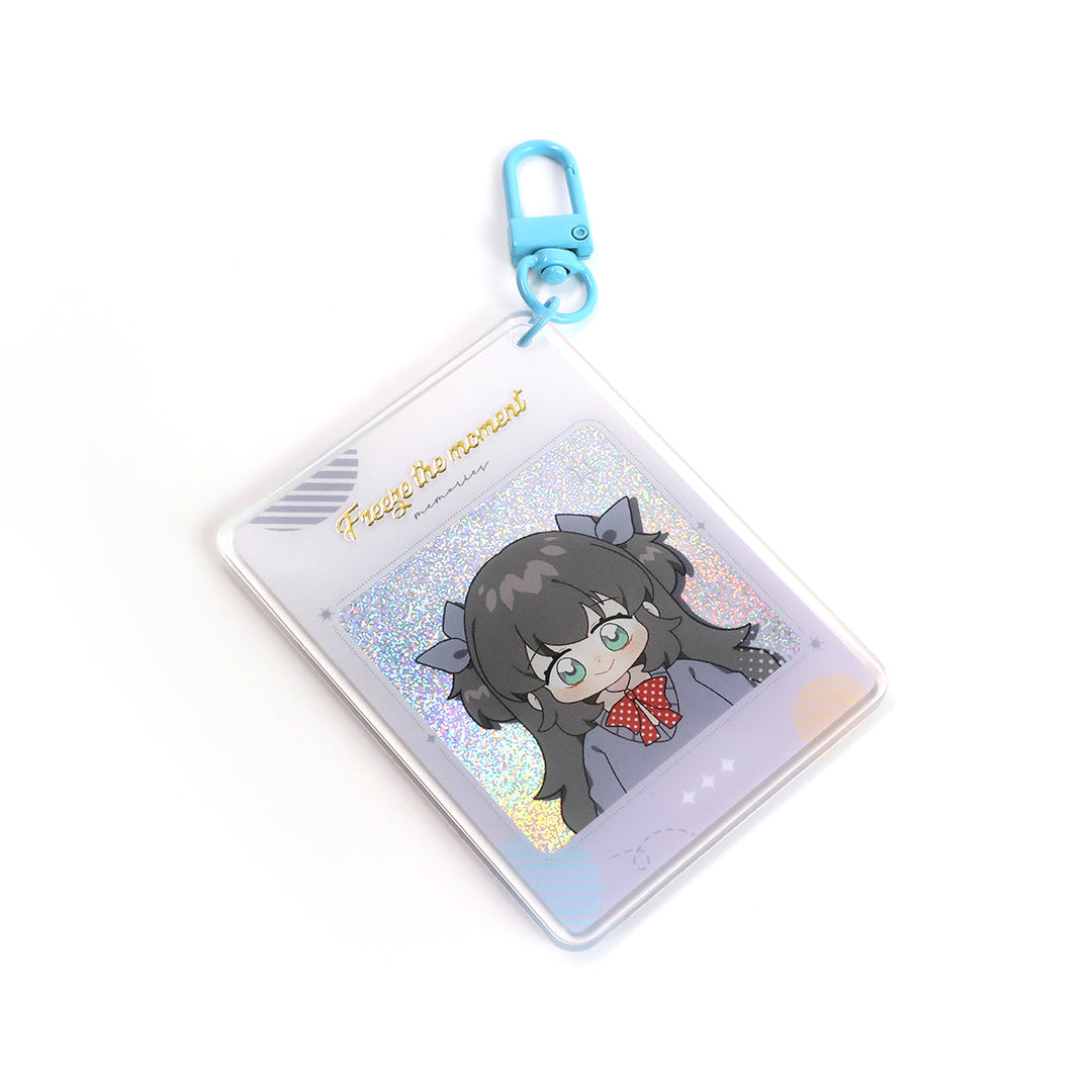 Custom Cold Foil Stamping Glitter Holographic Acrylic Keychains - VOGRACE
