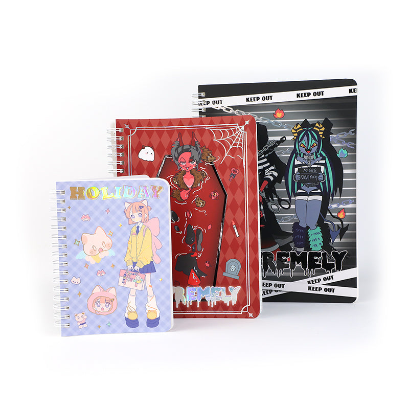 Custom Cold Foil Stamping Spiral Notebooks Printing - VOGRACE