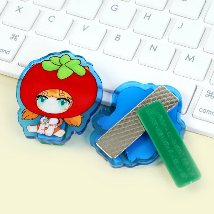 オリジナルカラーアクリルピンバッジ