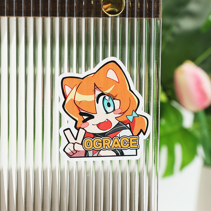 オリジナルダイカットマットステッカー