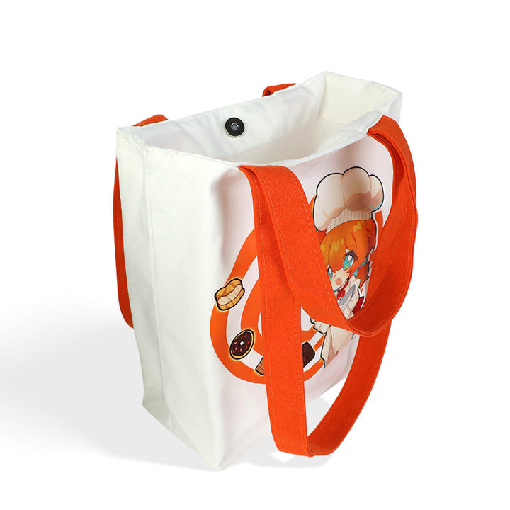 Custom Dual-Use Canvas Tote Bags With Strap - VOGRACE