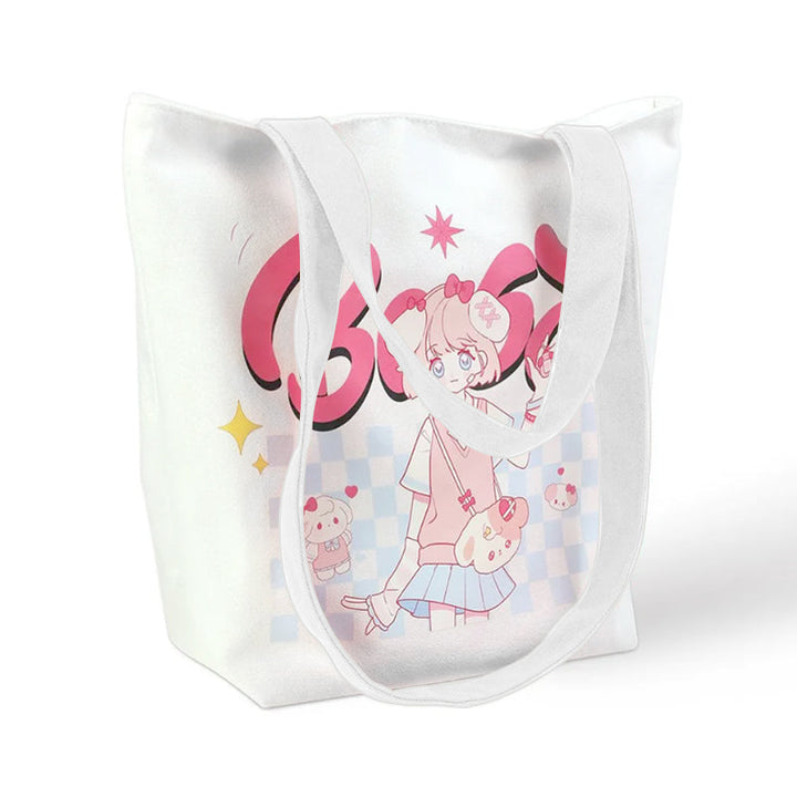 Custom Dual-Use Canvas Tote Bags With Strap - VOGRACE