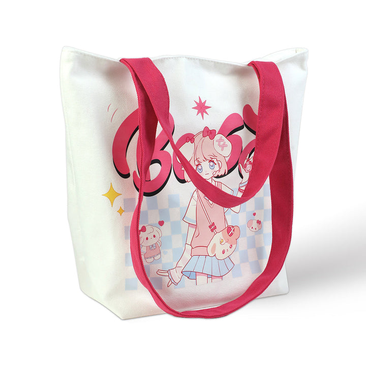 Custom Dual-Use Canvas Tote Bags With Strap - VOGRACE