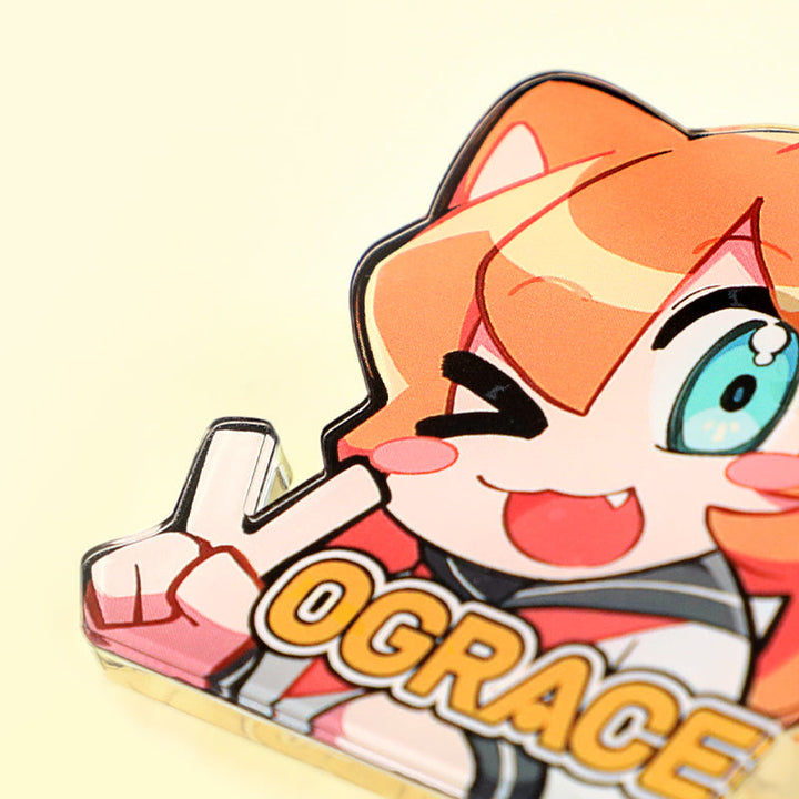 オリジナルフチなしアクリルピンバッジ