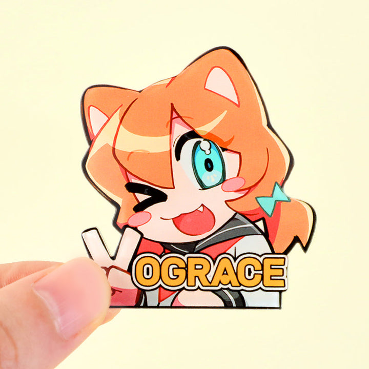 オリジナルフチなしアクリルピンバッジ