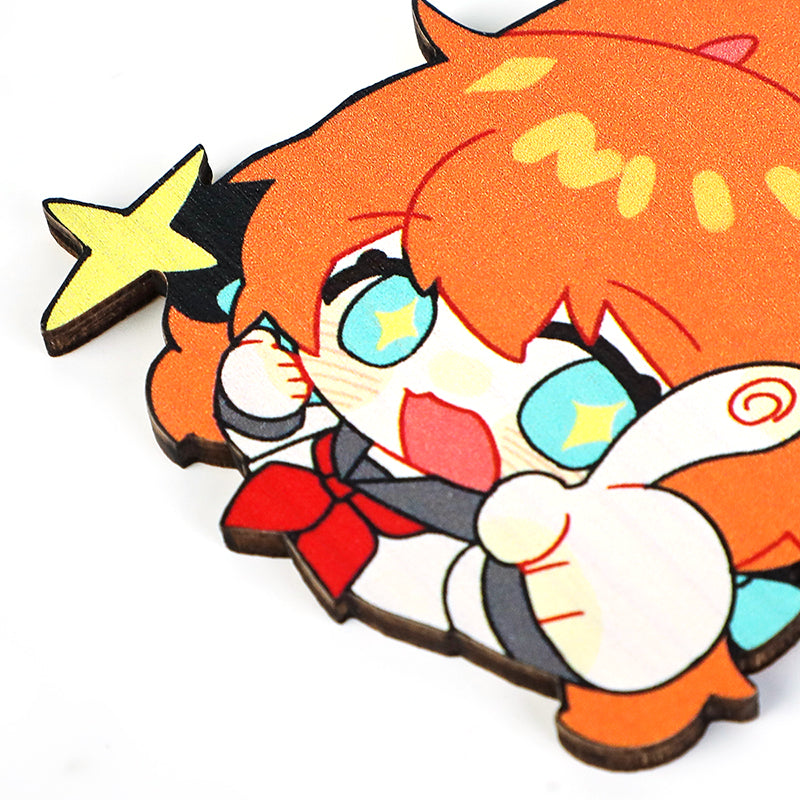 Custom Full Bleed Synthetic Wooden Keychains - VOGRACE