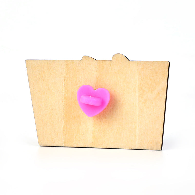 Custom Full Bleed Synthetic Wooden Pins - VOGRACE