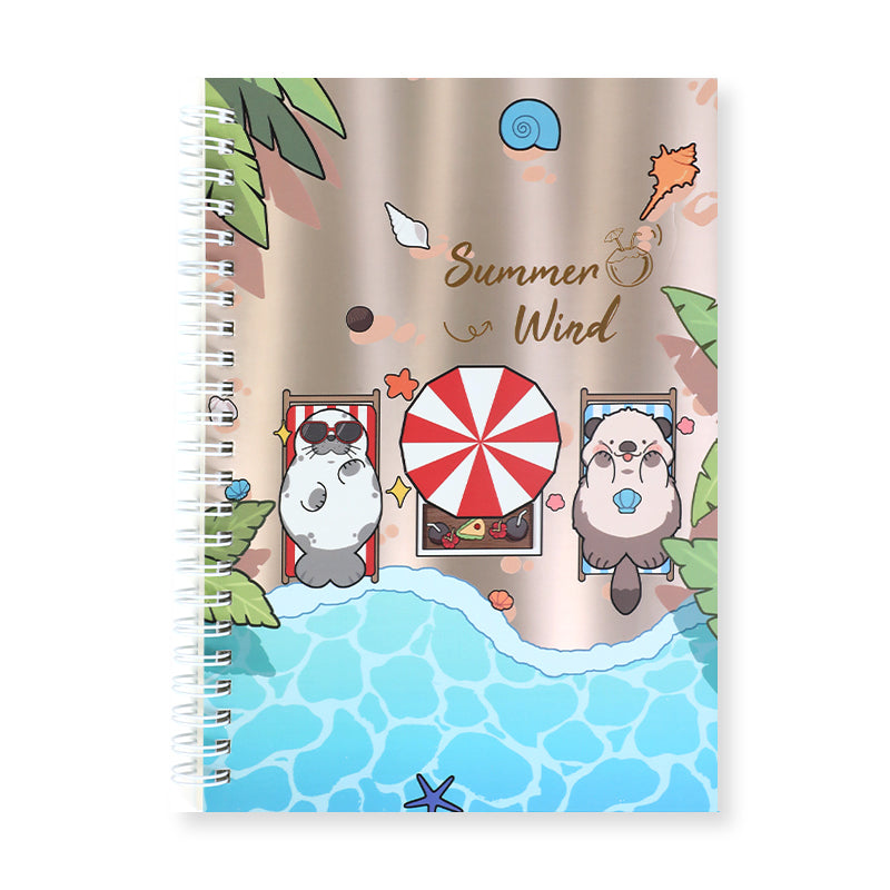 Custom Glitter Holographic Spiral Notebooks - VOGRACE