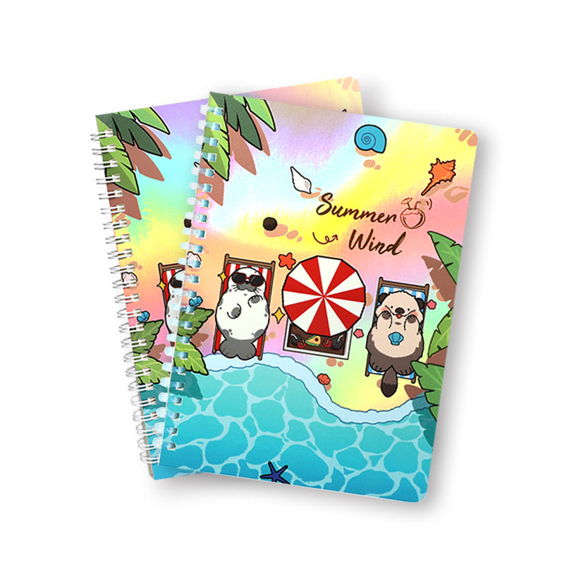 Custom Glitter Holographic Spiral Notebooks - VOGRACE