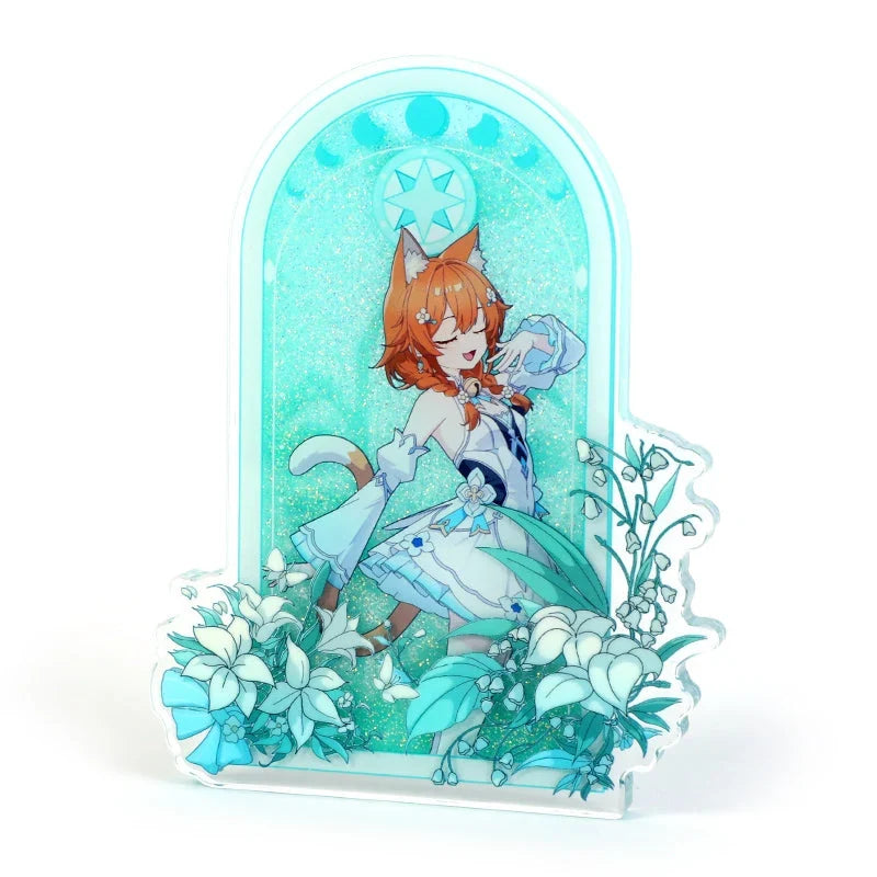 オリジナル蓄光オイル入り厚型シャカシャカアクリルスタンド
