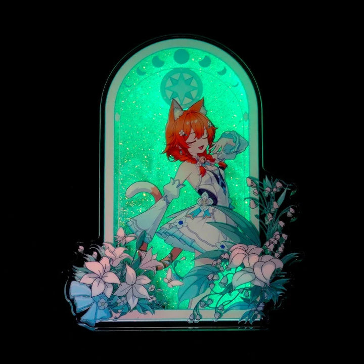 オリジナル蓄光オイル入り厚型シャカシャカアクリルスタンド