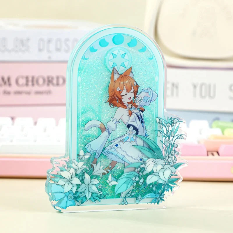 オリジナル蓄光オイル入り厚型シャカシャカアクリルスタンド