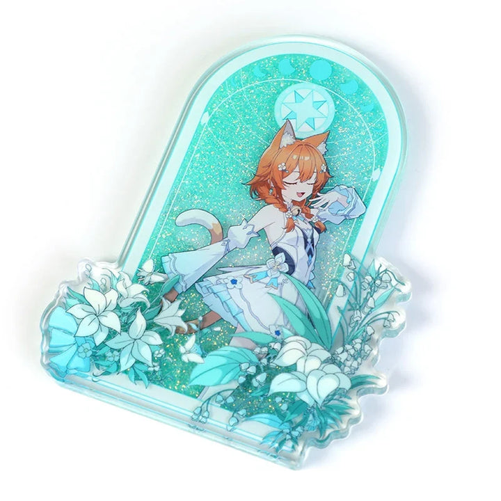 オリジナル蓄光オイル入り厚型シャカシャカアクリルスタンド