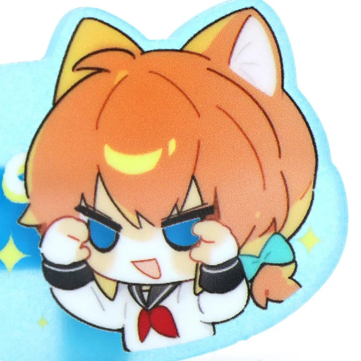 オリジナル蓄光アクリルヘアクリップ
