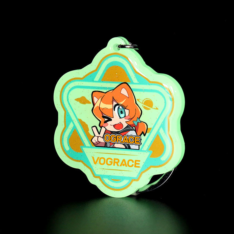 Custom Glow In The Dark Acrylic Keychains - VOGRACE