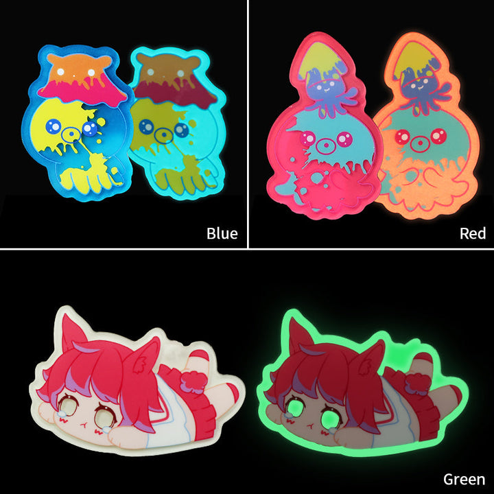 Custom Glow In The Dark Acrylic Pins - VOGRACE