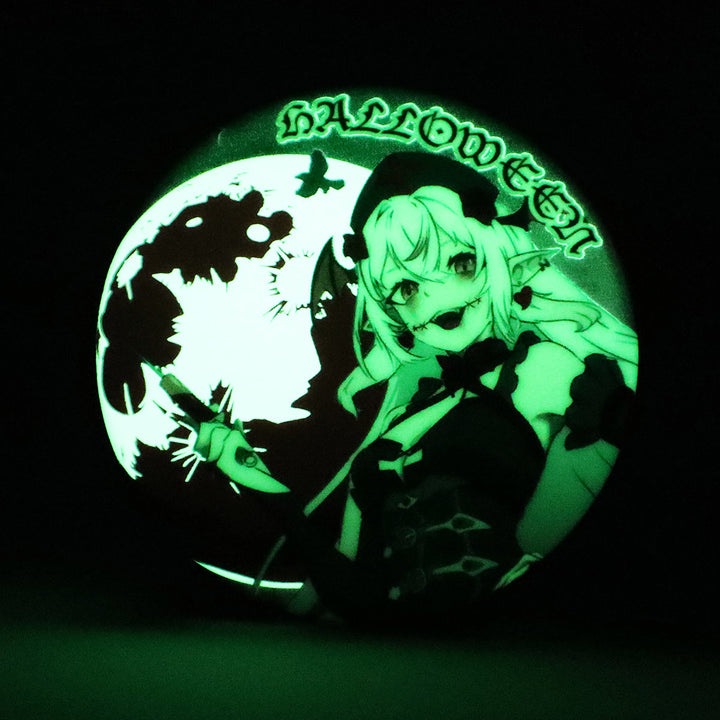 Custom Glow In The Dark Round Button Pins - VOGRACE