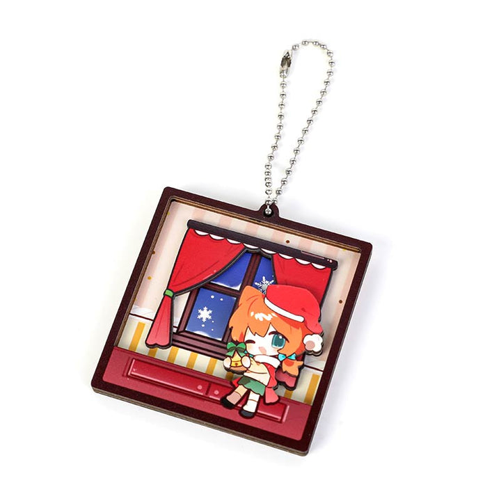 オリジナル多層木製キーホルダー