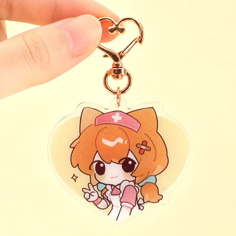 オリジナルレンチキュラーアクリルキーホルダー