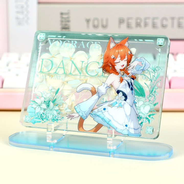 オリジナル押し花アクリルスタンド