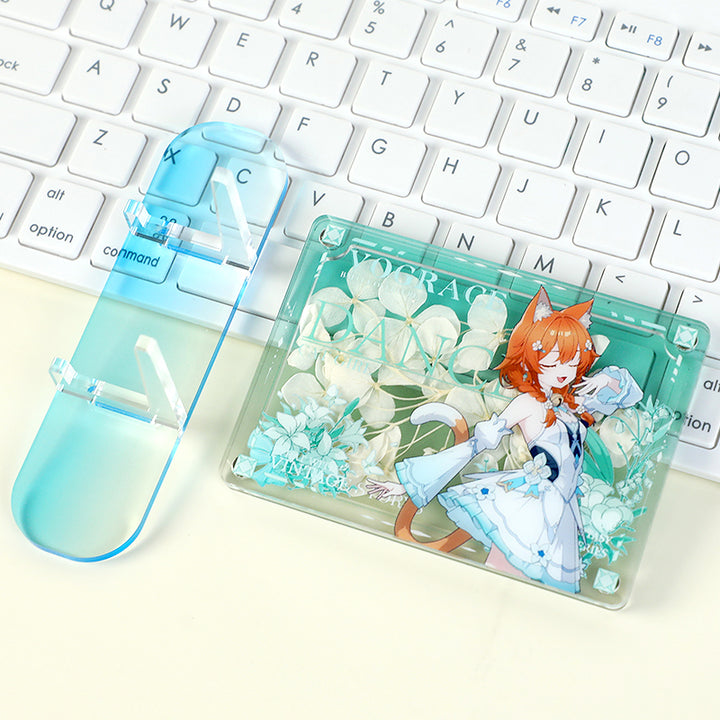 オリジナル押し花アクリルスタンド