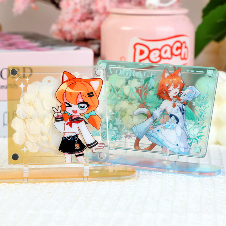 オリジナル押し花アクリルスタンド