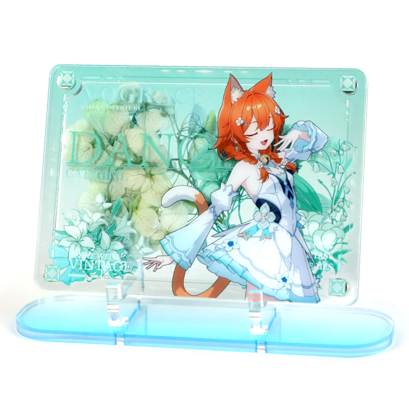 オリジナル押し花アクリルスタンド