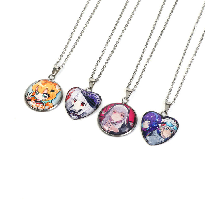 オリジナル画像入りメタルネックレス