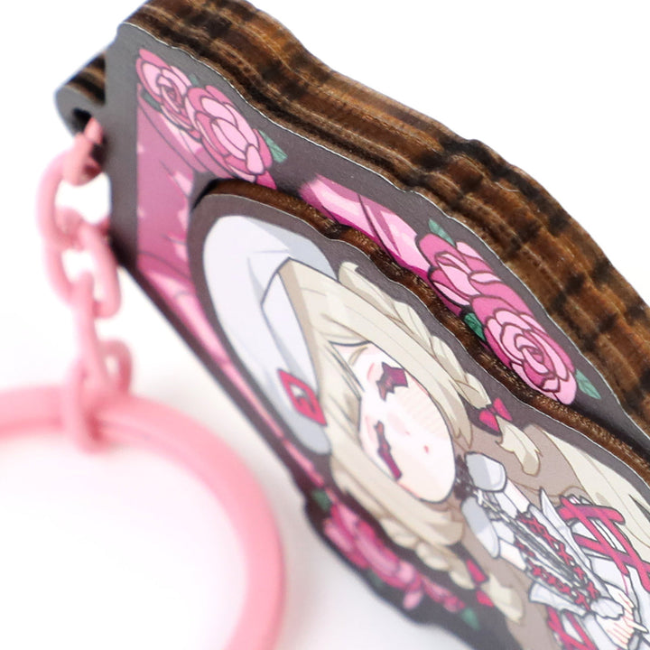 Custom Multilayer Wooden Keychains - VOGRACE